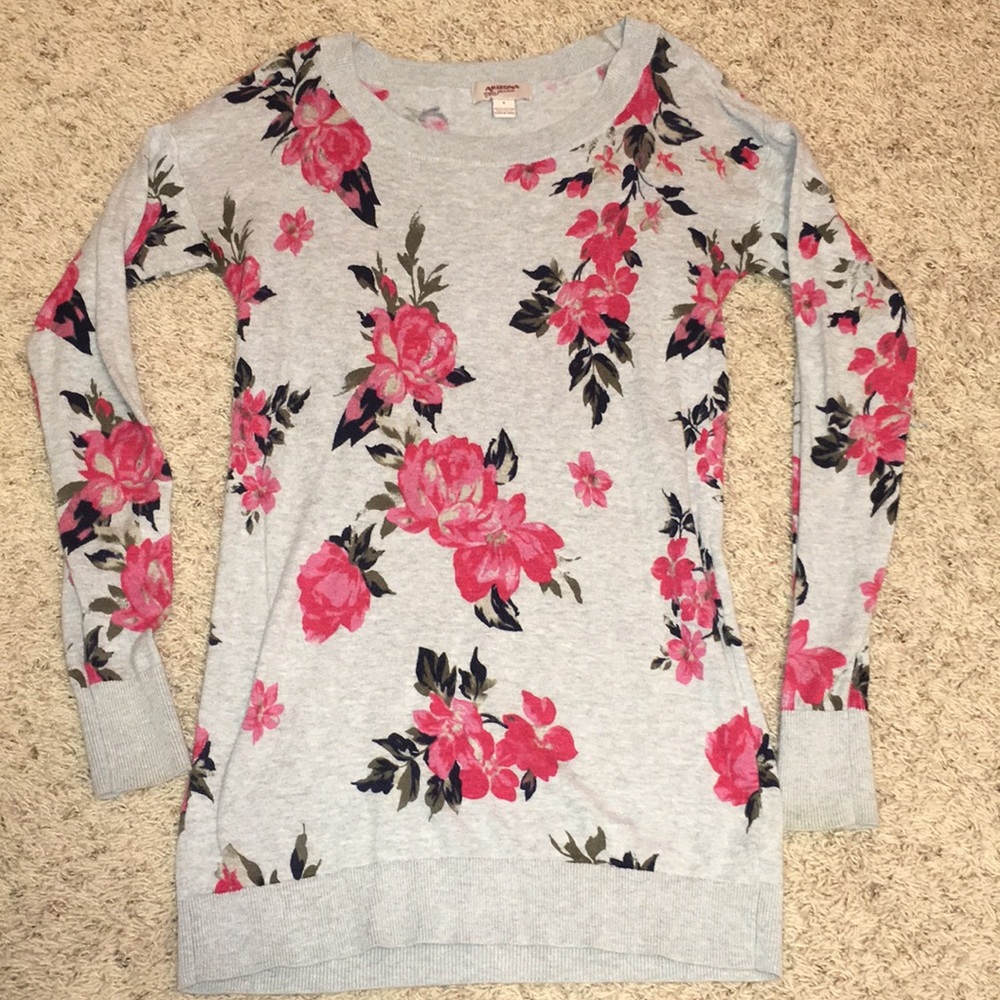 Floral sweater